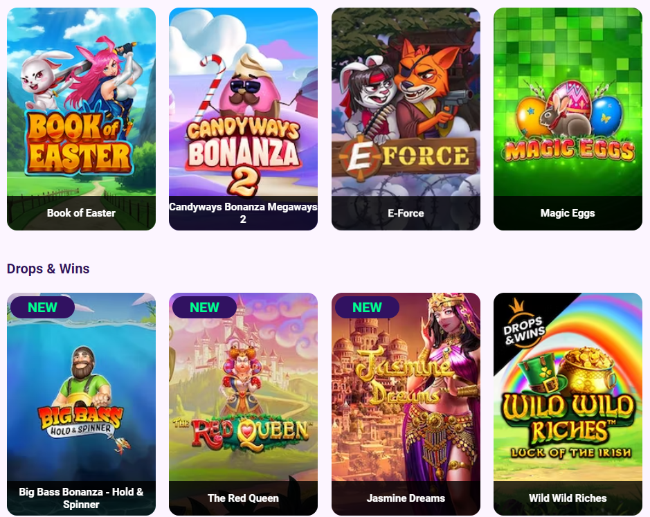 Slotbox Slots Interface